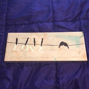 Love Wall Art with Birds from World Market